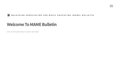 Desktop Screenshot of mamemag.com